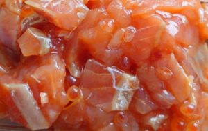 北海道どさんこプラザ有楽町店　ルイベ＆そばの実フレーク