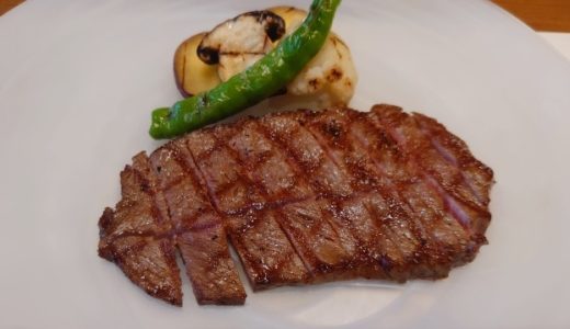 銀座三越12階　モリタ屋　黒毛和牛のグリル焼ステーキ　ランチ、生鮮
