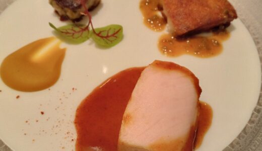 #宮﨑慎太郎シェフ　Αμάρανθος　アマラントス　2022年6月　シフォン·サレ注文